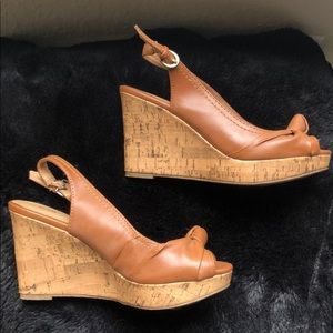 Brown wedges. Apt 9.
